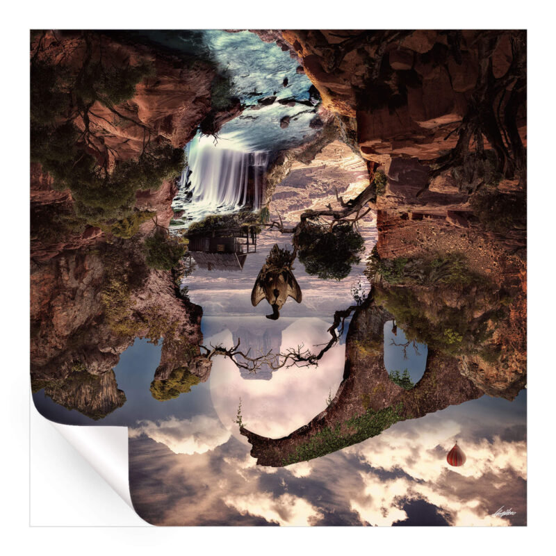 Canyon Skull Wall Art by Ali Gulec