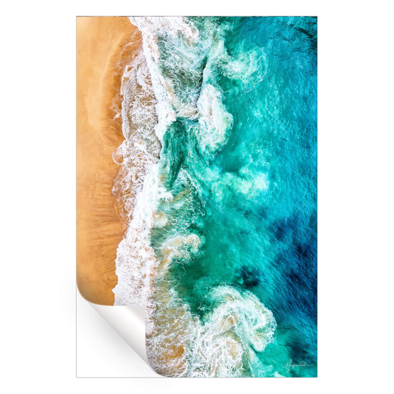 Pure Ocean Teal Wall Art by Philippe HUGONNARD