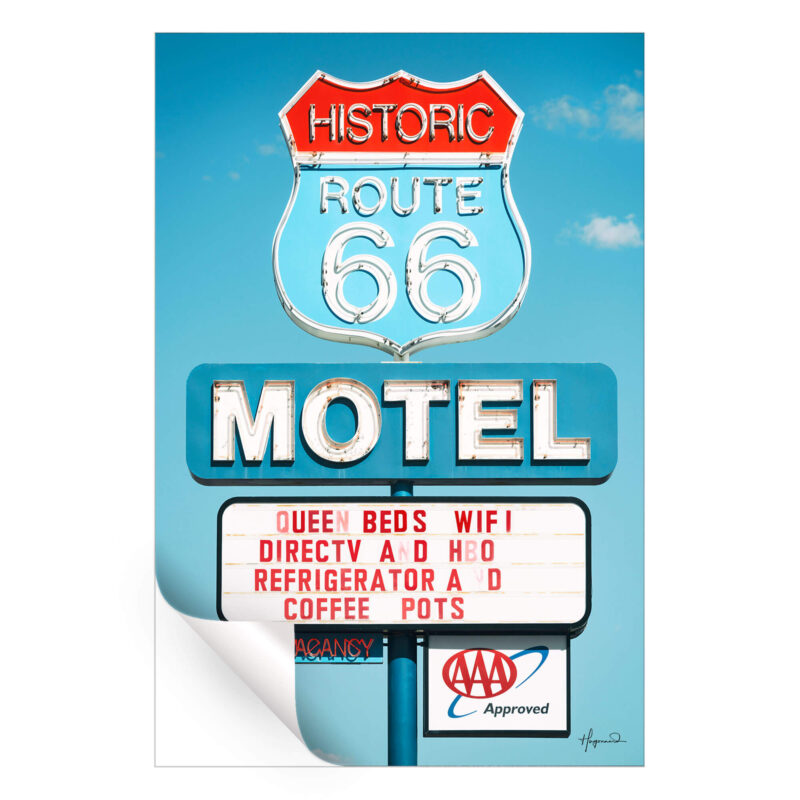 Motel 66 Wall Art by Philippe HUGONNARD