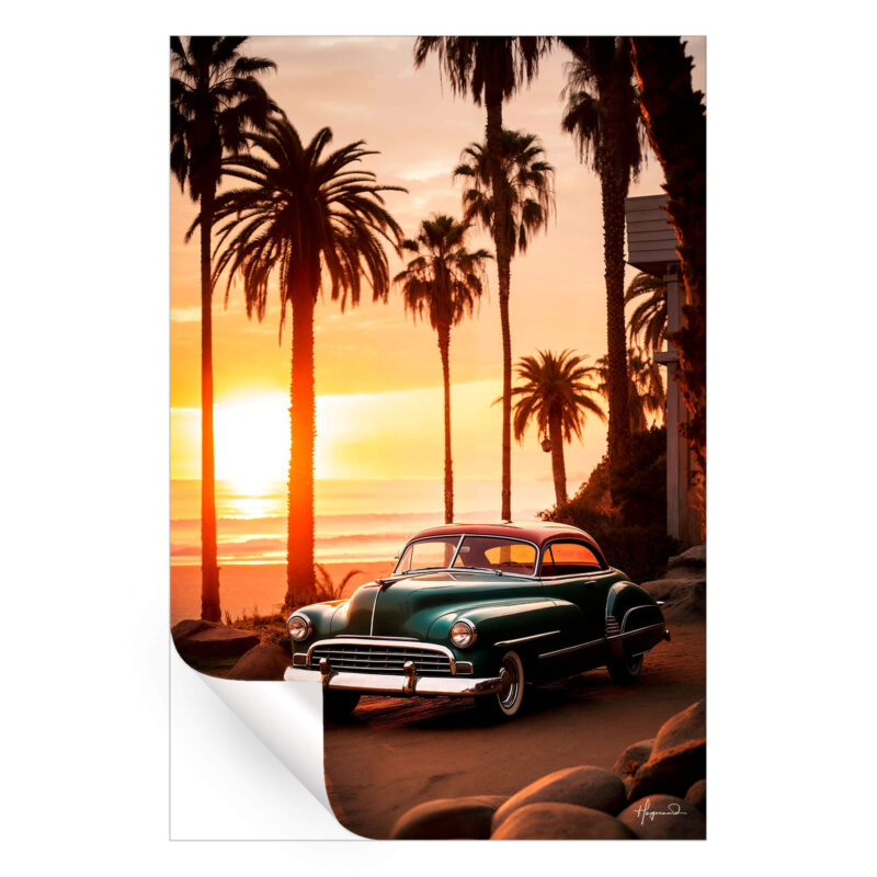 Nostalgic Nocturne Warm Wall Art by Philippe HUGONNARD