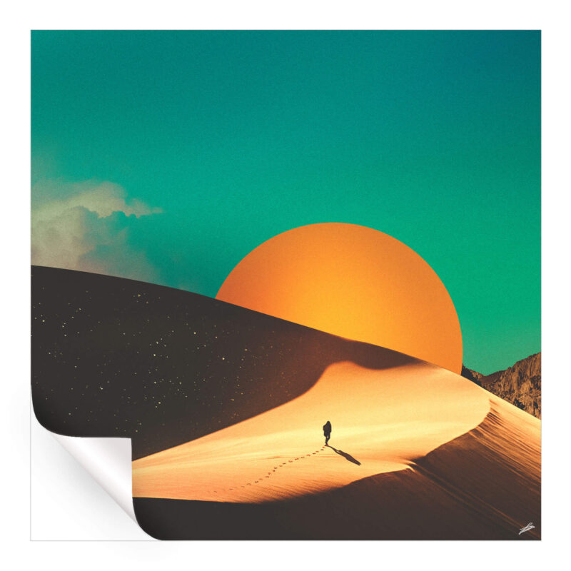 Thirst Orange Wall Art by Fran Rodríguez