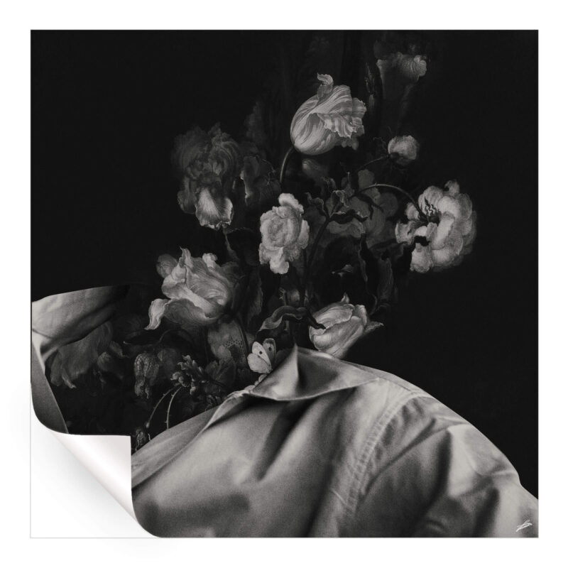 In Bloom Black and White Wall Art by Fran Rodríguez