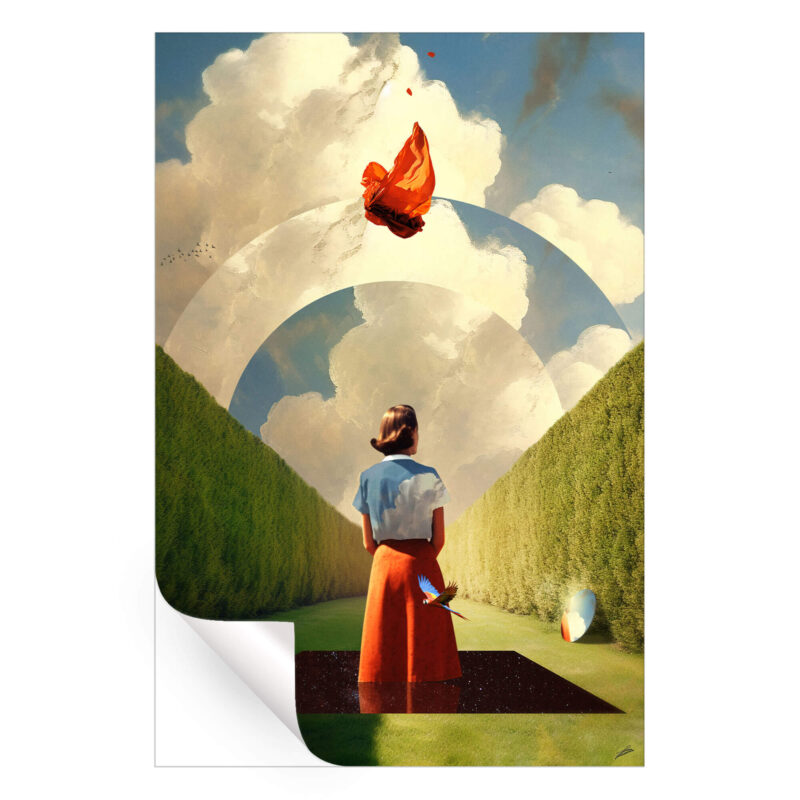 Contemplation Vibrant Wall Art by Fran Rodríguez