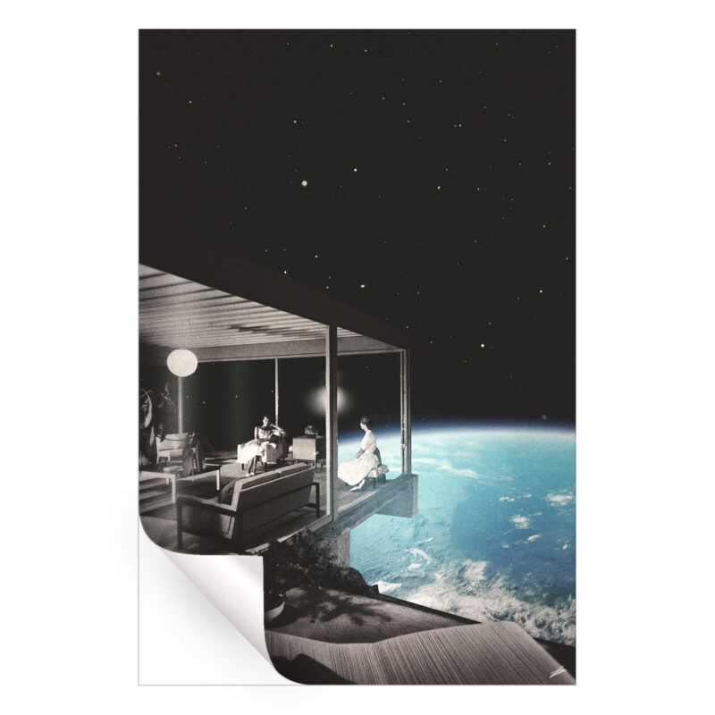 The View Black and White Wall Art by Fran Rodríguez