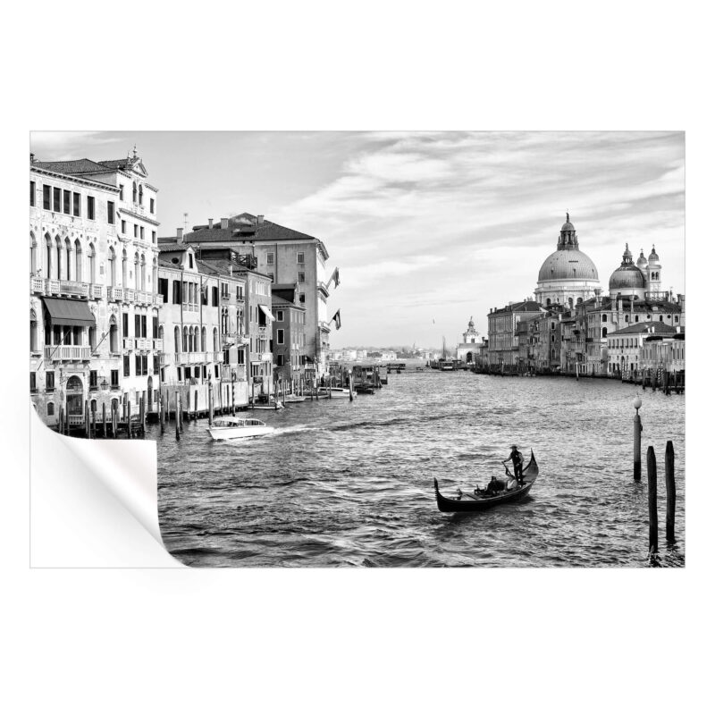 Grand Canal Black and White Wall Art by Philippe HUGONNARD