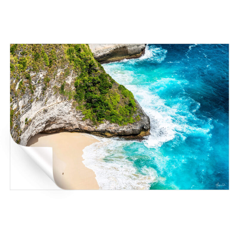 Alone on the Beach Wall Art by Philippe HUGONNARD