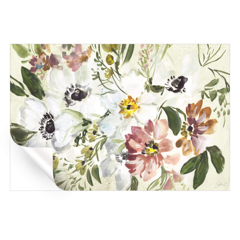 Joyful Flowers Pastel Wall Art by Shelby Kregel