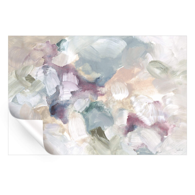 Pastel Strokes Colorful Wall Art by Shelby Kregel