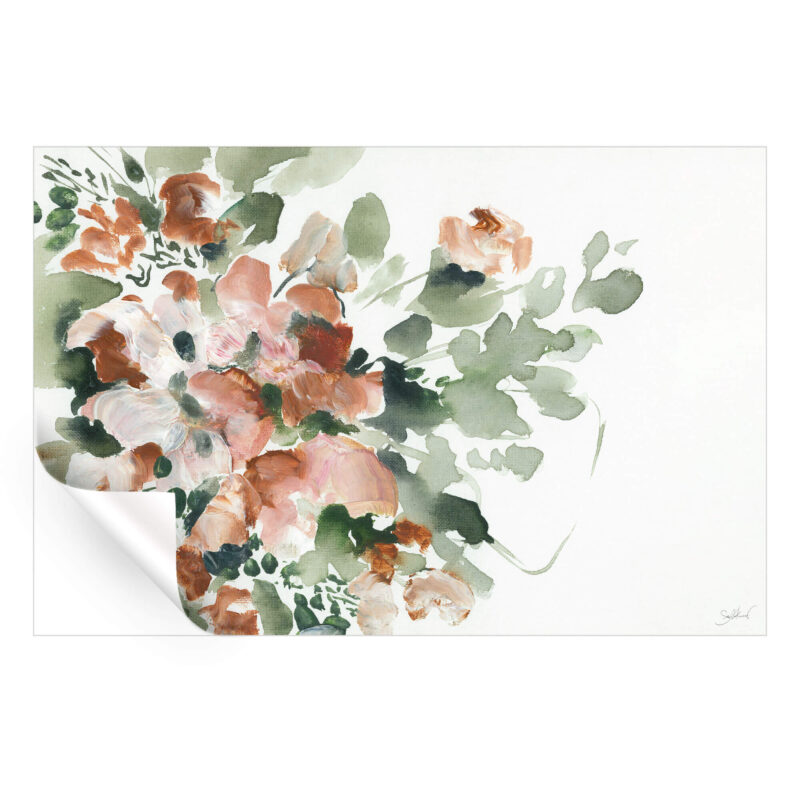 Warm Orange Flowers Warm Wall Art by Shelby Kregel