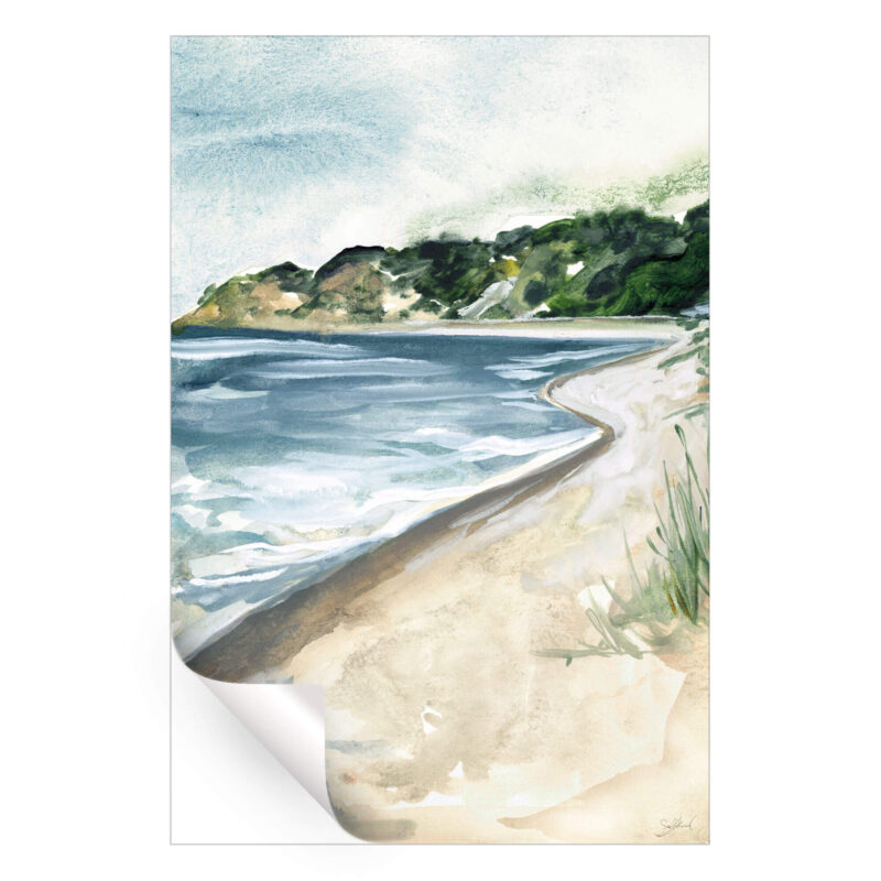 Lakeshore Beach Cool Wall Art by Shelby Kregel