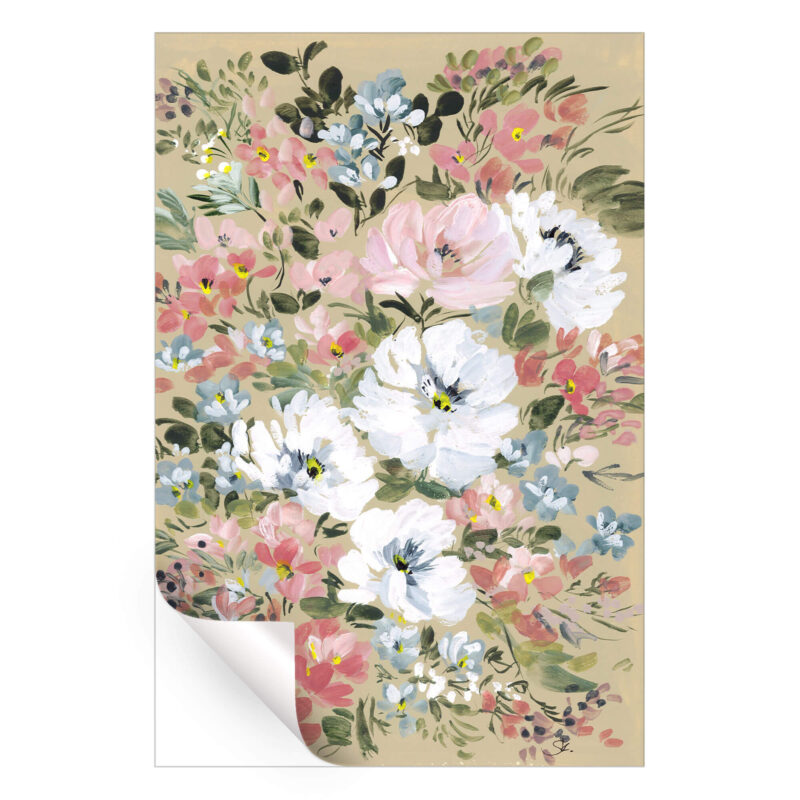 Vibrant Flowers Colorful Wall Art by Shelby Kregel