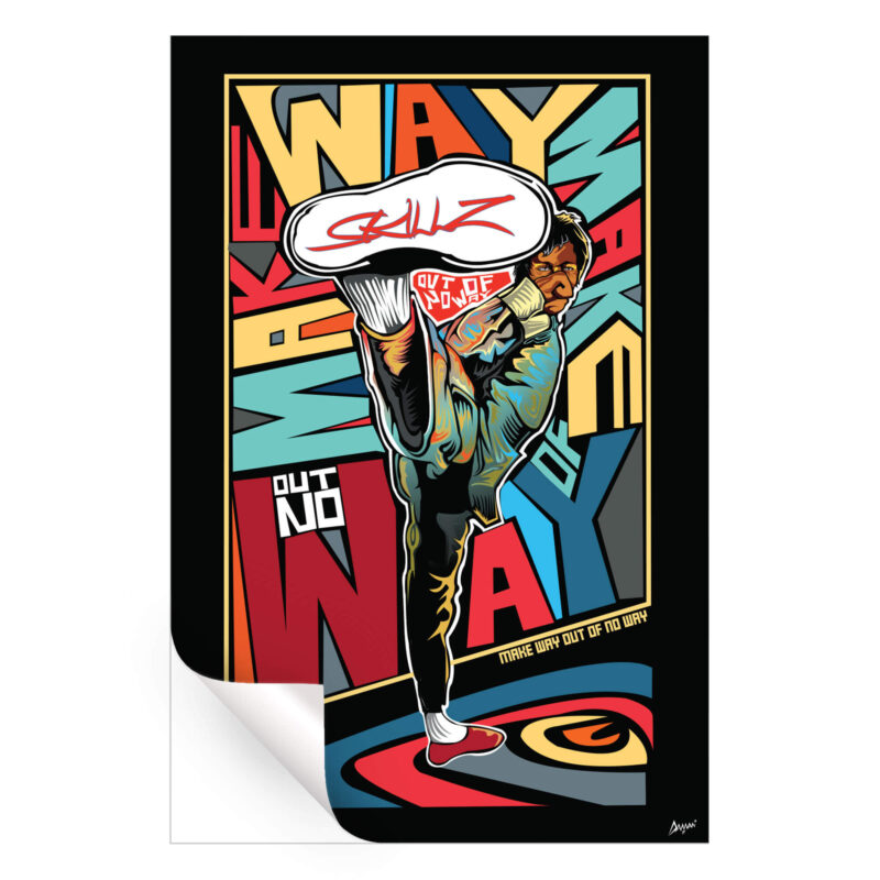 Make Way Out of No Way Colorful Wall Art by Kelley Jackson