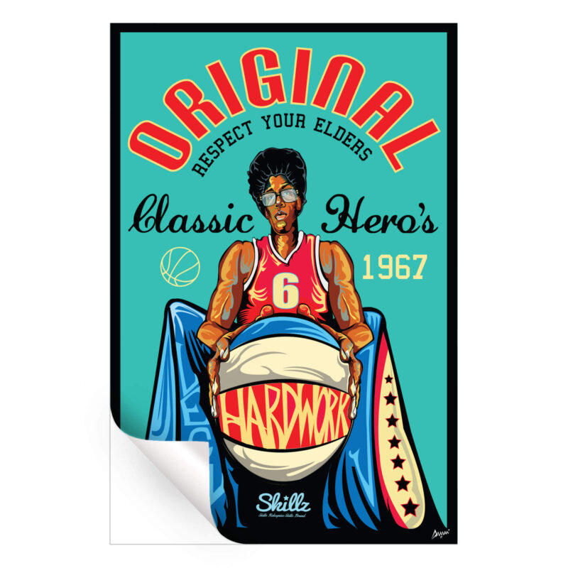 Original Hoops Vibrant Wall Art by Kelley Jackson