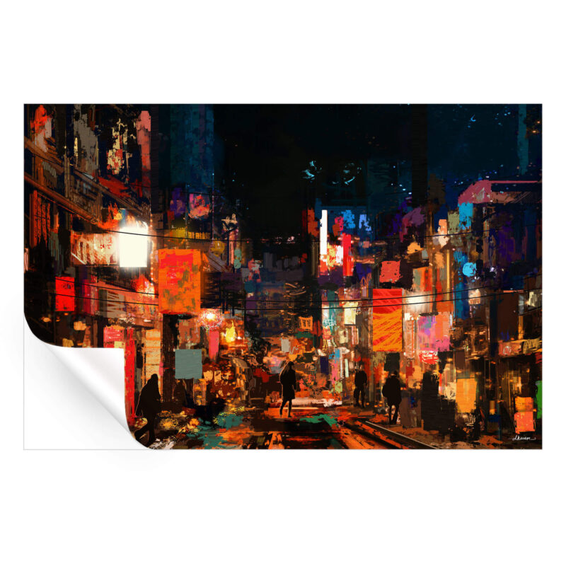 Everlasting Nights Warm Wall Art by Daniel Ignacio