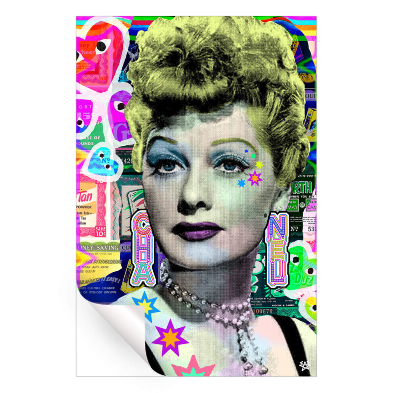 Lucy Vibrant Wall Art by Jessica Stempel