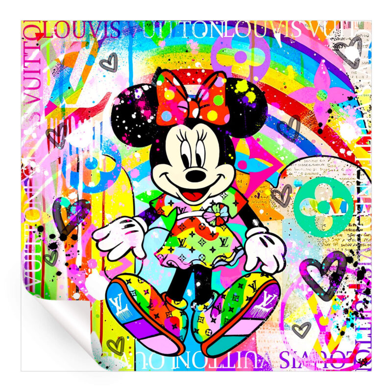Minnie Vibrant Wall Art by Jessica Stempel