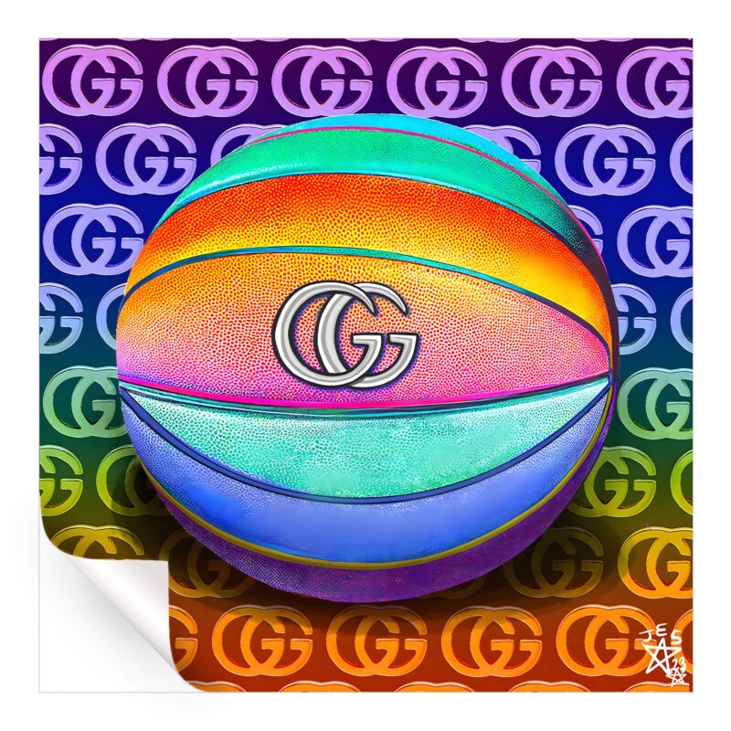 Gucci Basketball Vibrant Wall Art by Jessica Stempel