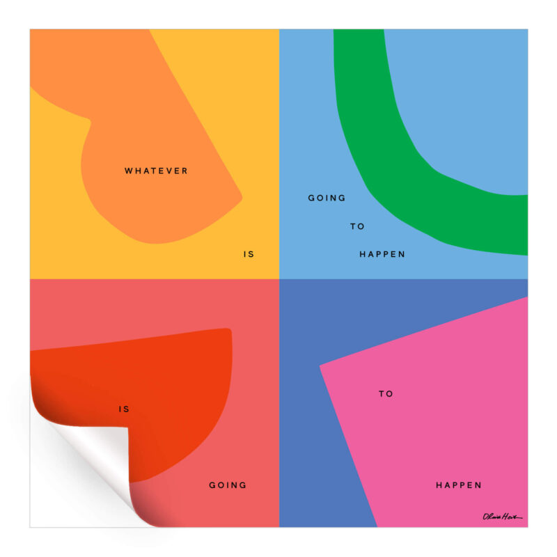 Going to Happen Colorful Wall Art by Olivia Herrick