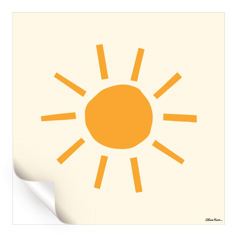 Simple Sunshine Yellow Wall Art by Olivia Herrick