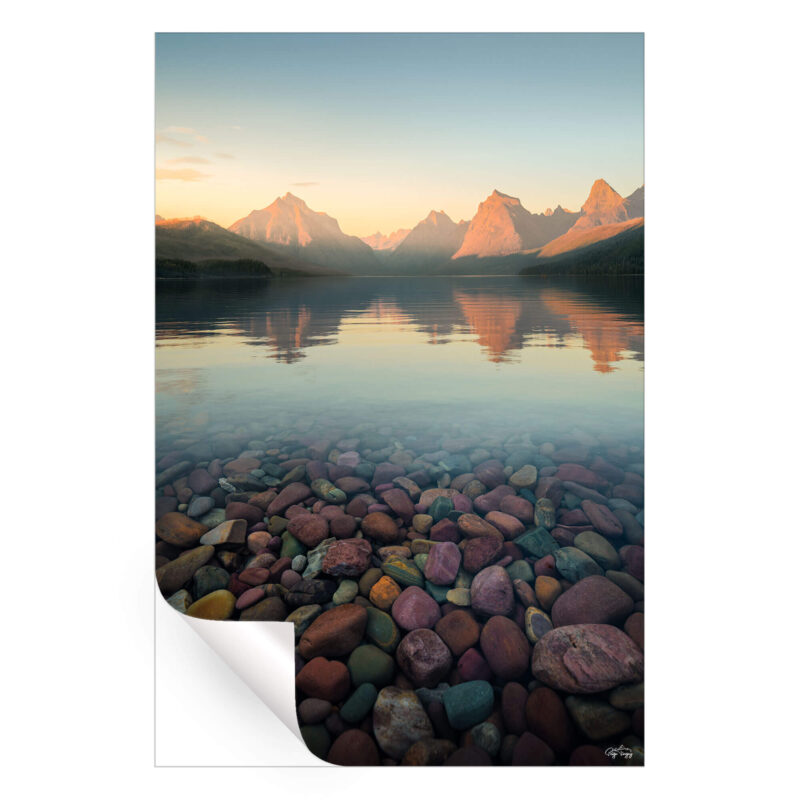 Rainbow Rocks Colorful Wall Art by Paige Tingey