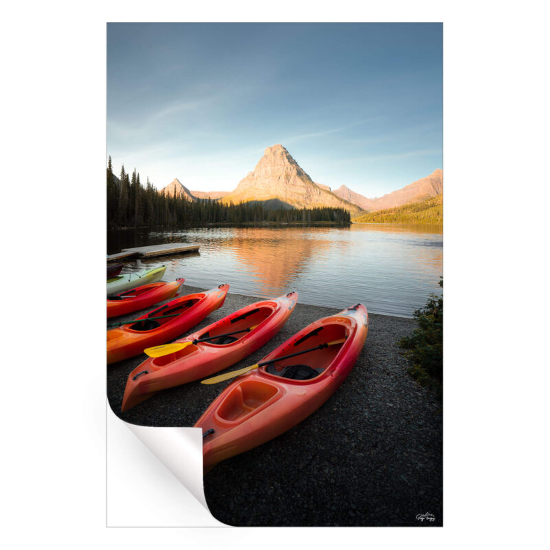 Two Medicine Lake Wall Art by Paige Tingey