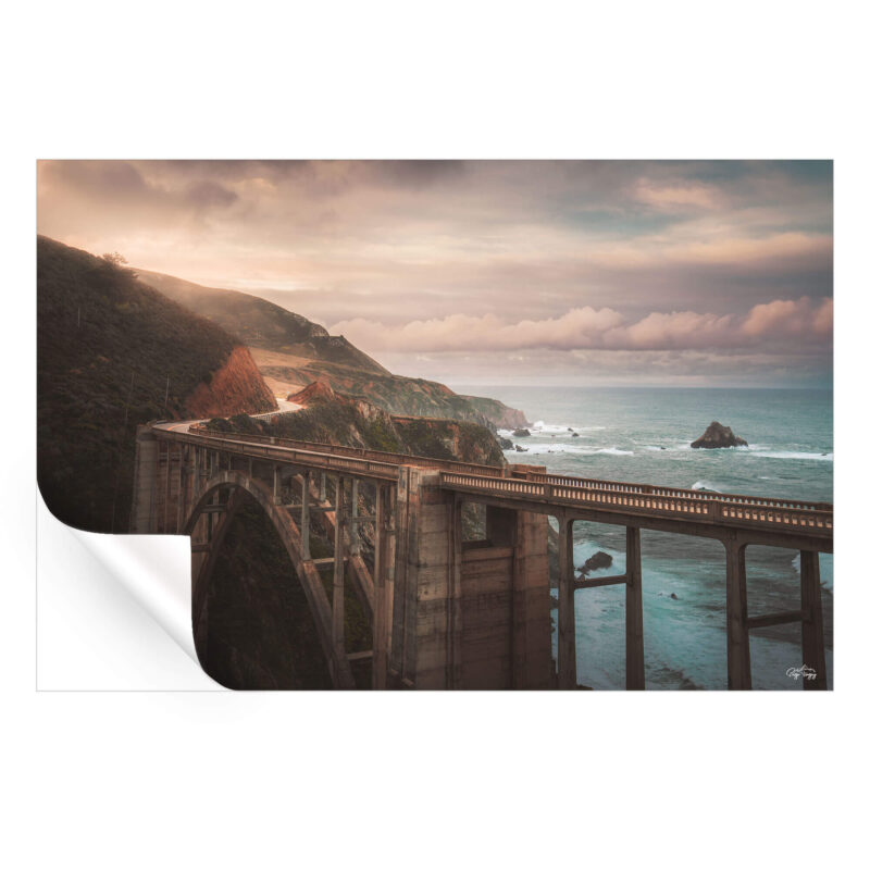 Bixby Bridge Cool Wall Art by Paige Tingey