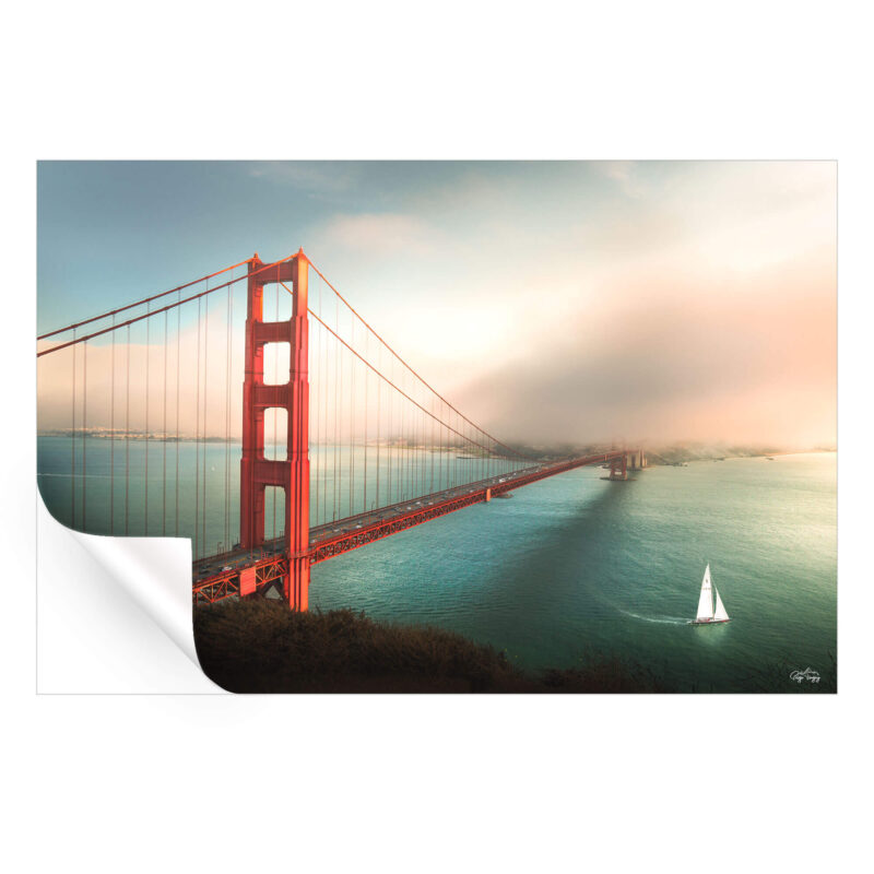 Golden Gate Lookout Warm Wall Art by Paige Tingey