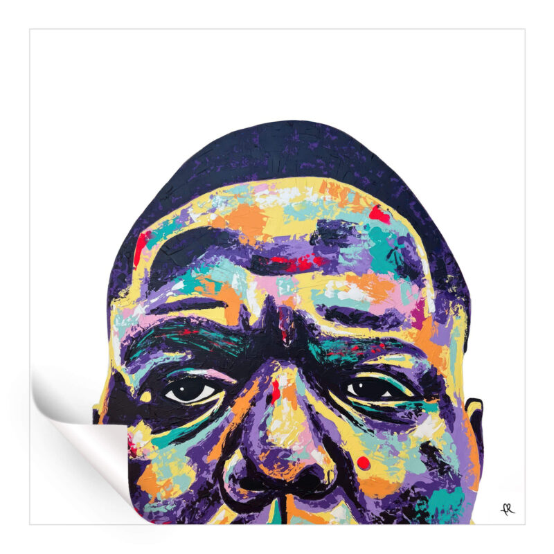 Fluid Biggie Colorful Wall Art by IR Artwork