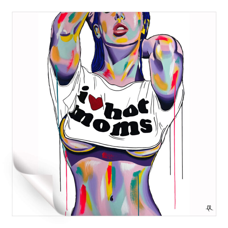 Hot Moms Wall Art by IR Artwork