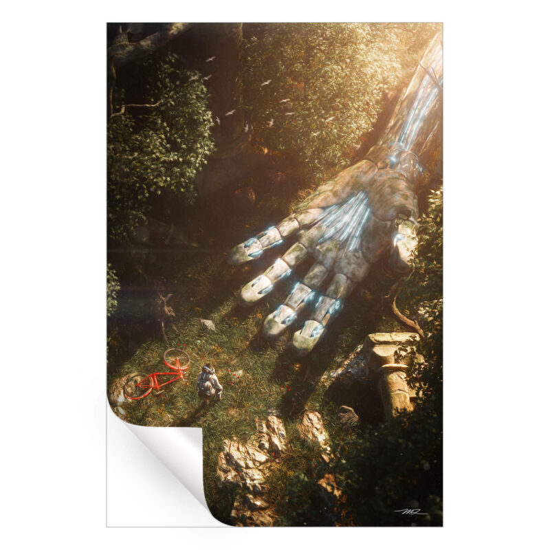 Origins Forest Green Wall Art by Marco Zagara