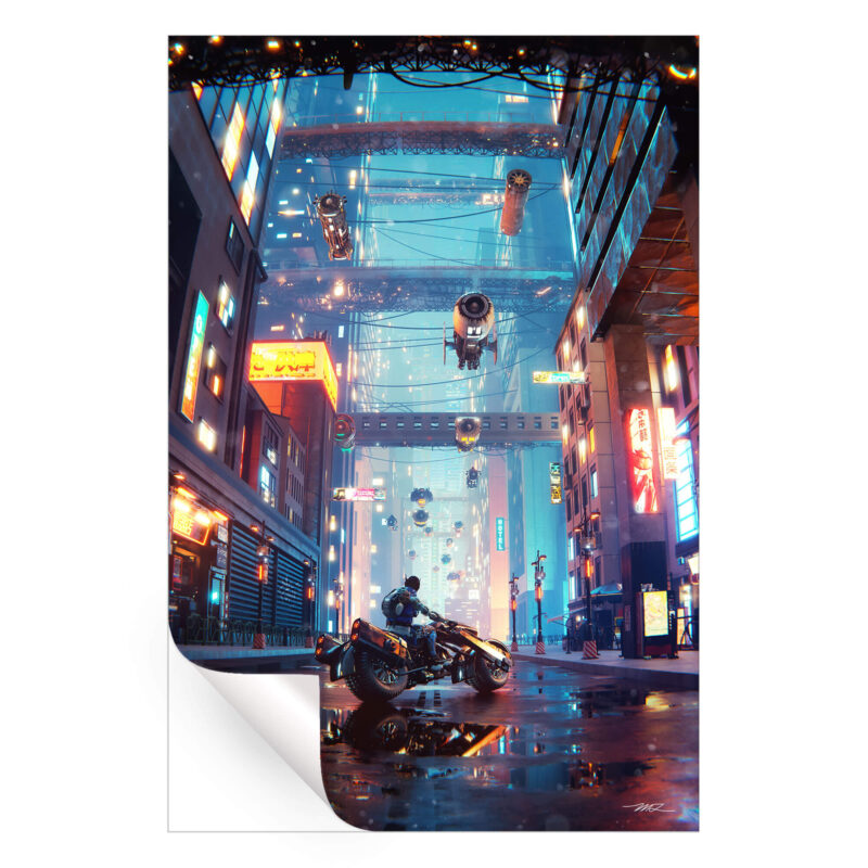 Destination Unknown Vibrant Wall Art by Marco Zagara