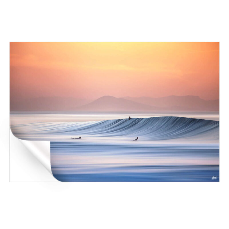 New Wave Warm Wall Art by Thomas Fotomas