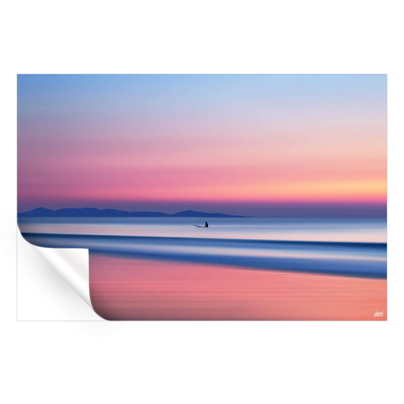 Sunset Mountain Warm Wall Art by Thomas Fotomas