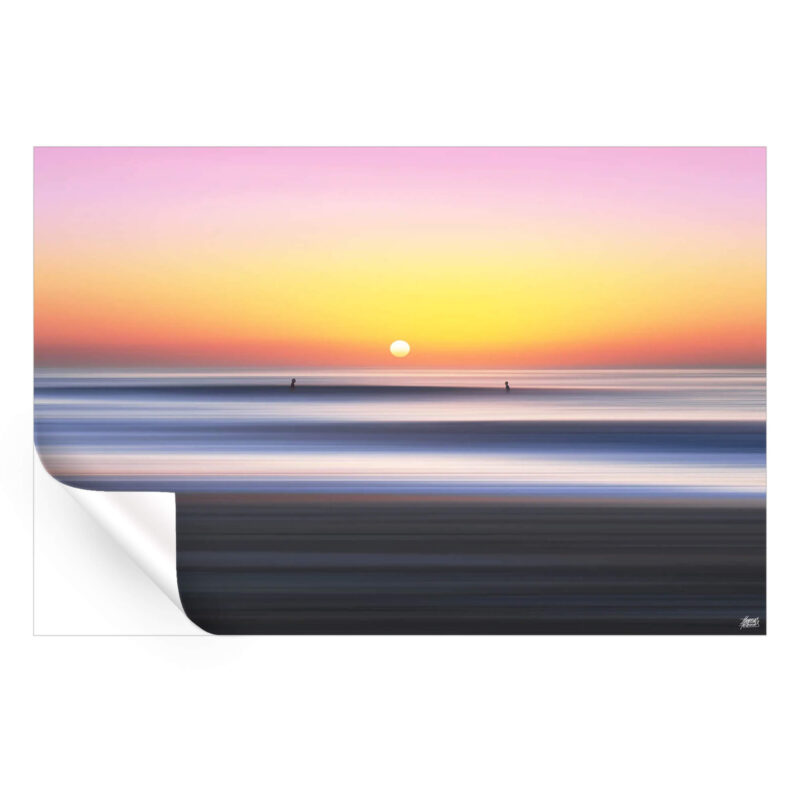 Sharing Sunset Warm Wall Art by Thomas Fotomas