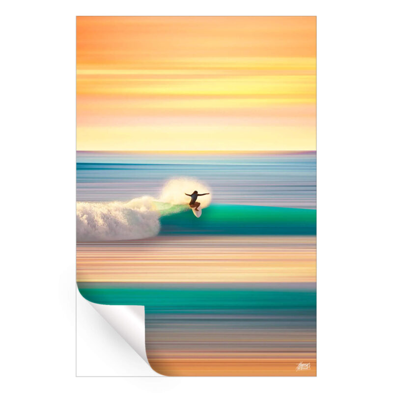 Girl on Fire Warm Wall Art by Thomas Fotomas