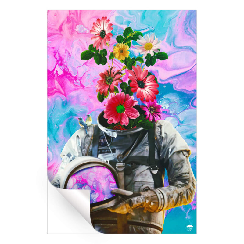 Astro Trip Colorful Wall Art by Seamless