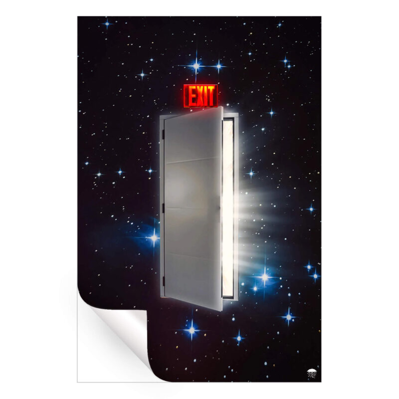 Welcome Back Dark Wall Art by Seamless