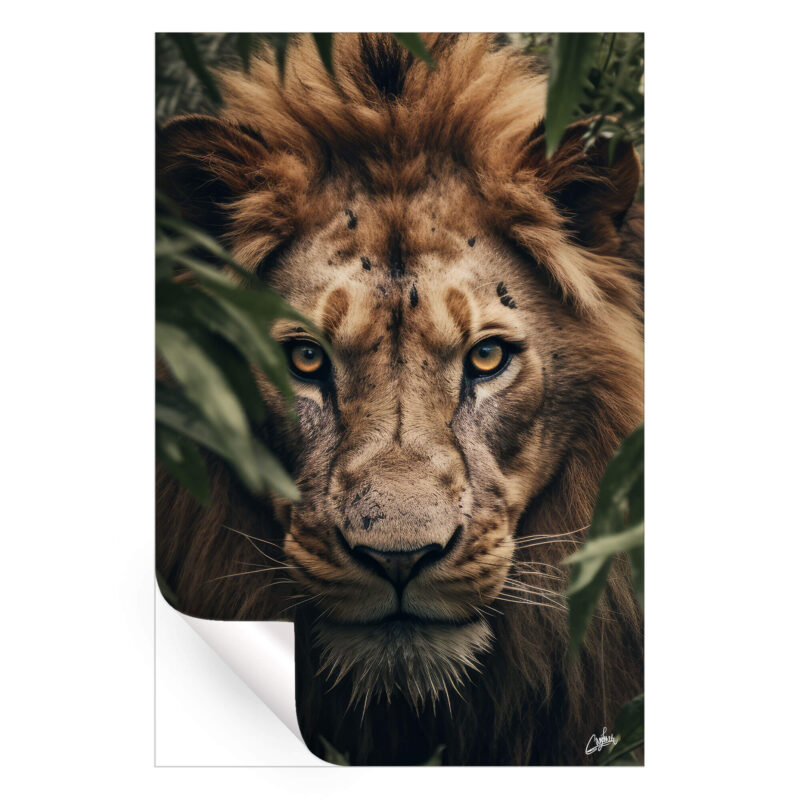 Lurking Green Wall Art by Zenja Gammer