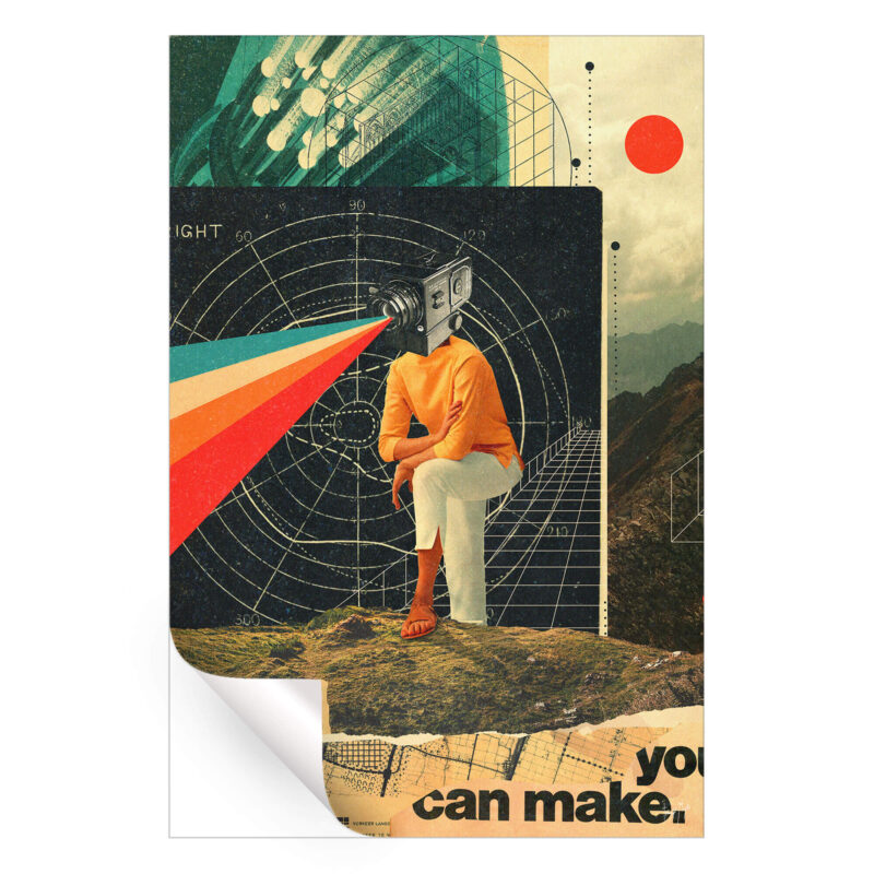 You Can Make It Right Warm Wall Art by Frank Moth