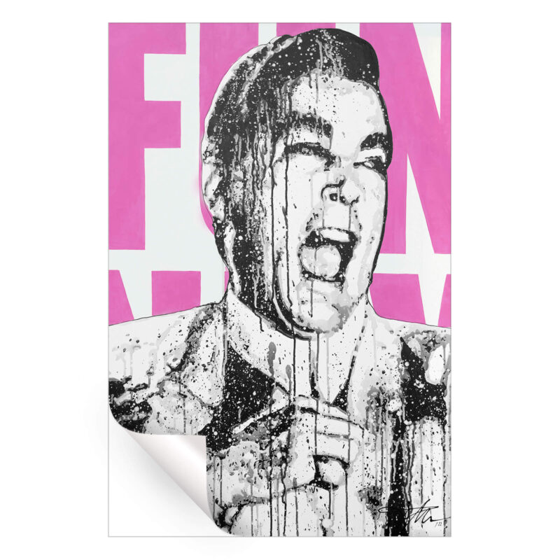 Funny Goodfellas Black and White Wall Art by P Muir Art