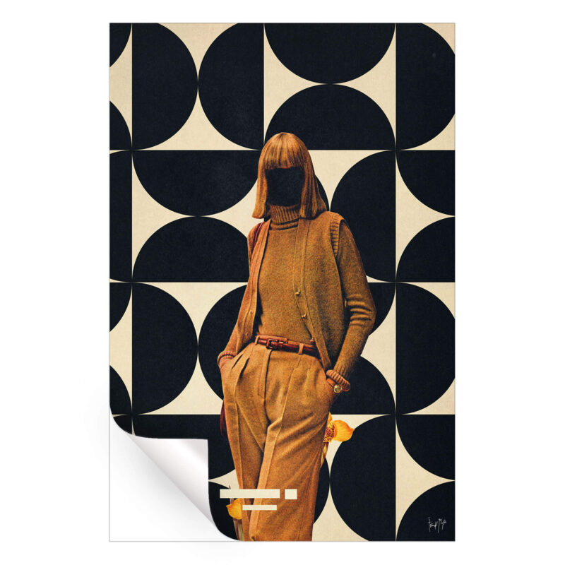 1978 Brown Wall Art by Frank Moth