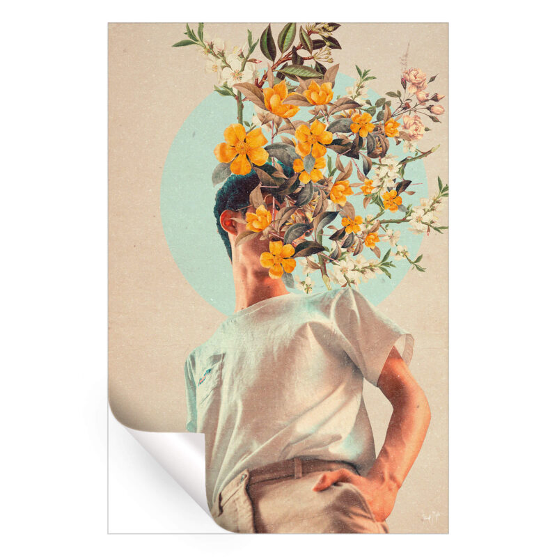 Because You Were Around Warm Wall Art by Frank Moth