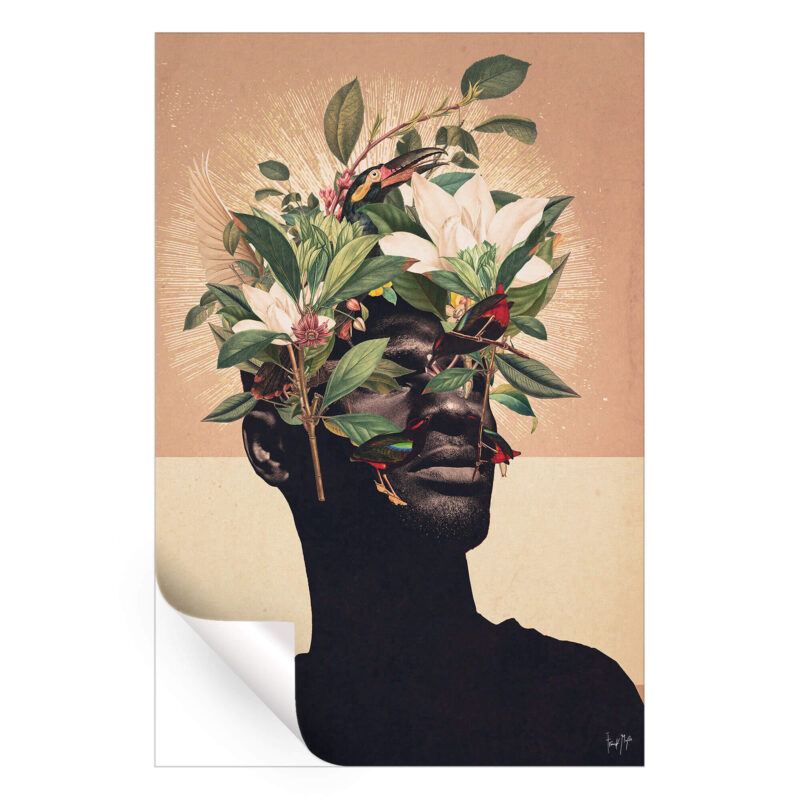 Birds Are My Real Origin Warm Wall Art by Frank Moth