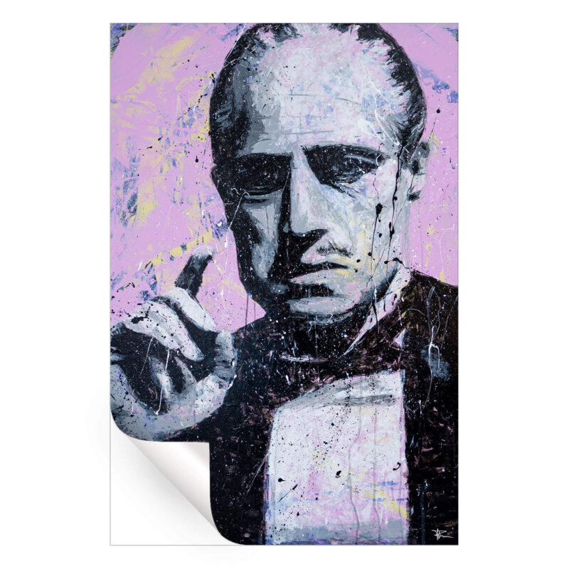Godfather Vibrant Wall Art by P Muir Art