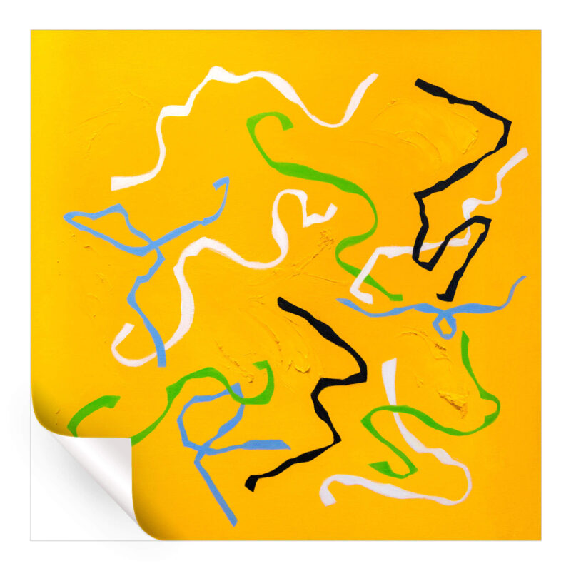 Twist #7 Warm Wall Art by Bob Lombardi