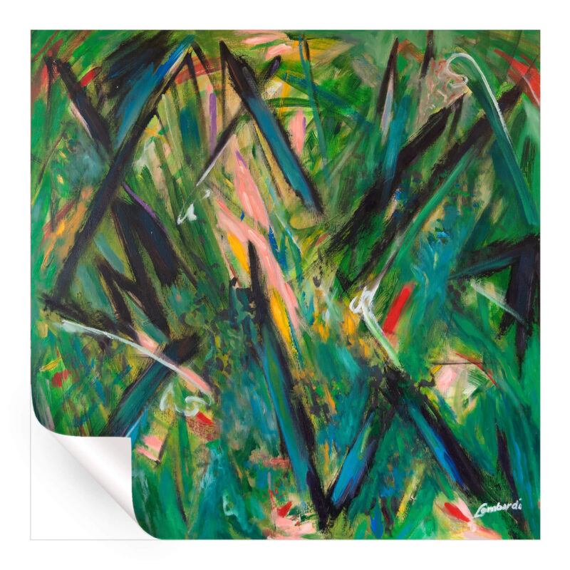 Jungle Green Wall Art by Bob Lombardi