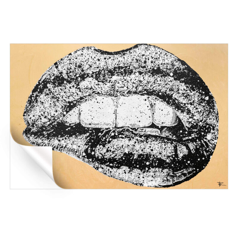 Iron Drip Yellow Wall Art by P Muir Art