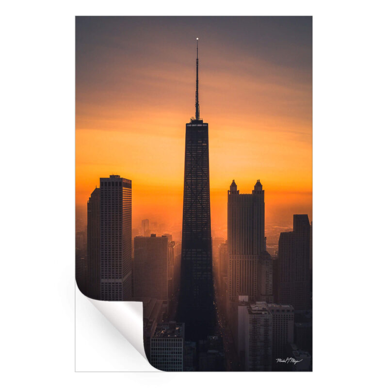 Hancock Warm Wall Art by Michael Meyers