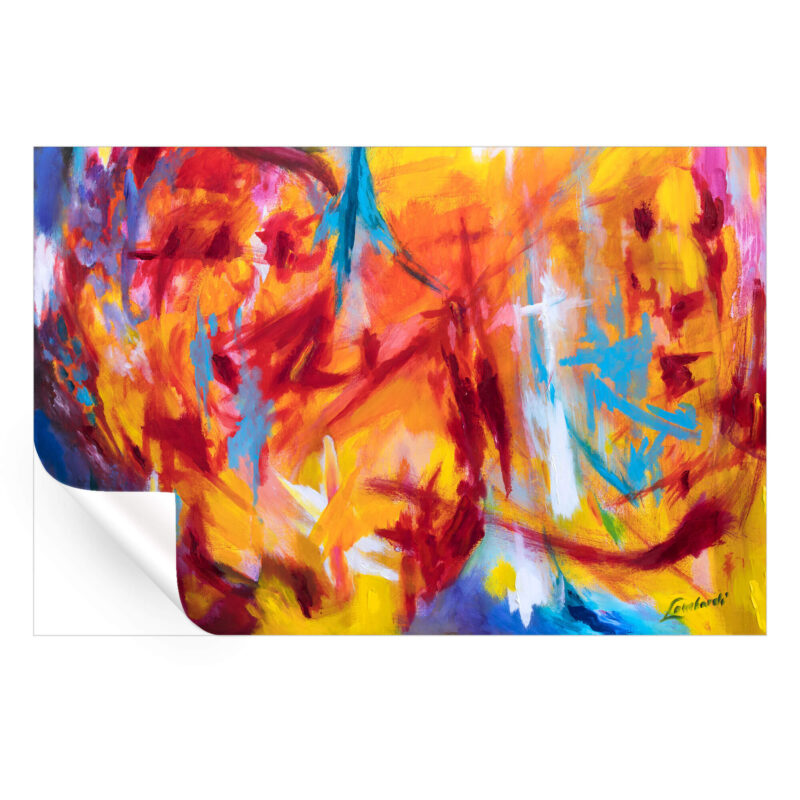 Excitement Warm Wall Art by Bob Lombardi