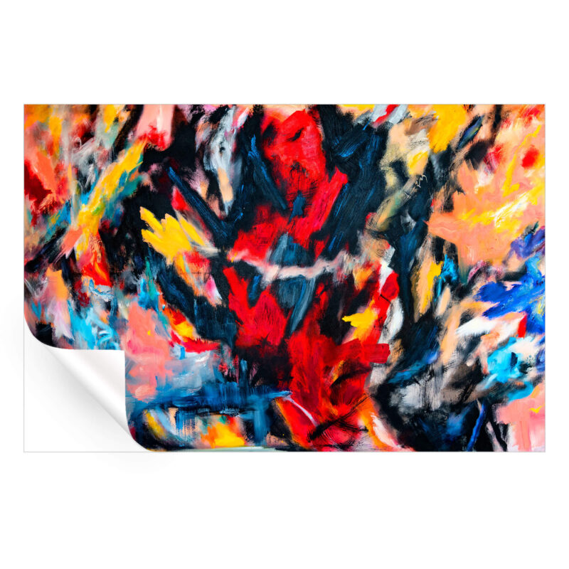 Mystery Guest Vibrant Wall Art by Bob Lombardi